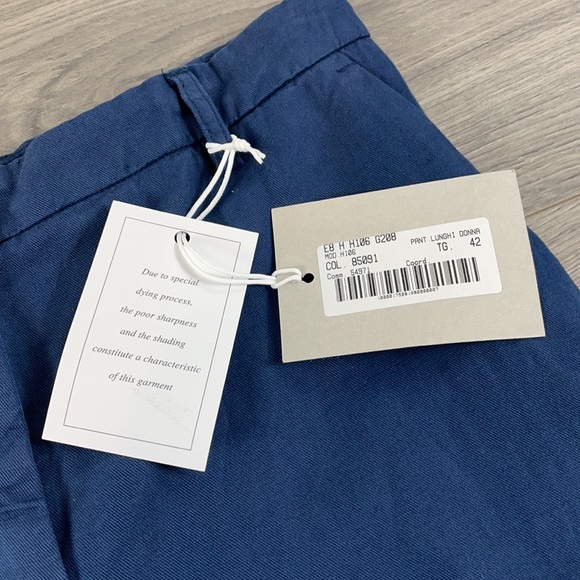 NWT - ASPESI Women's Trousers Blue Mod.H106 - Picture 4 of 7
